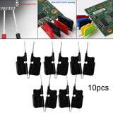 Maxbell Sdk08 Micro IC Clamp Chip Foot Clip Testing Clamp for Electronic Testing Black