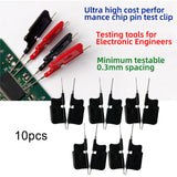Maxbell Sdk08 Micro IC Clamp Chip Foot Clip Testing Clamp for Electronic Testing Black