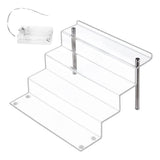 Maxbell 4 Tier Cupcake Riser Display Shelf Large Collection for Figures Birthday