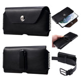 Maxbell Universal PU Cell Phone Belt Pouch Waist Bag Ourdoor Black 5.8 6.1 Inch