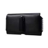 Maxbell Universal PU Cell Phone Belt Pouch Waist Bag Ourdoor Black 5.8 6.1 Inch