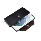 Maxbell Universal PU Cell Phone Belt Pouch Waist Bag Ourdoor Black 5.8 6.1 Inch