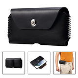 Maxbell Universal PU Cell Phone Belt Pouch Waist Bag Ourdoor Black 5.8 6.1 Inch