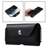 Maxbell Universal PU Cell Phone Belt Pouch Waist Bag Ourdoor Black 5.8 6.1 Inch
