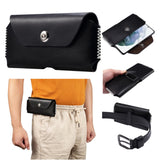 Maxbell Universal PU Cell Phone Belt Pouch Waist Bag Ourdoor Black 5.8 6.1 Inch