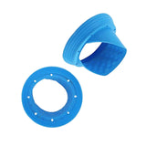 Maxbell 2x2x 6.5inch Silicone Car Speaker Baffle Waterproof and Dustproof Cover Blue