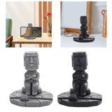 Maxbell Maxbell Easter Island Statue Mobile Phone Holder for Fish Tank Desk Home Office Grey
