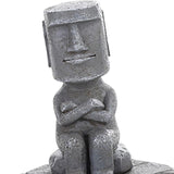 Maxbell Maxbell Easter Island Statue Mobile Phone Holder for Fish Tank Desk Home Office Grey