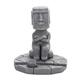 Maxbell Maxbell Easter Island Statue Mobile Phone Holder for Fish Tank Desk Home Office Grey