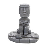 Maxbell Maxbell Easter Island Statue Mobile Phone Holder for Fish Tank Desk Home Office Grey