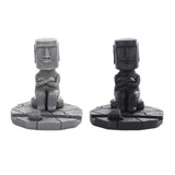 Maxbell Maxbell Easter Island Statue Mobile Phone Holder for Fish Tank Desk Home Office Grey