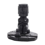 Maxbell Maxbell Easter Island Statue Mobile Phone Holder for Fish Tank Desk Home Office Black