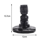 Maxbell Maxbell Easter Island Statue Mobile Phone Holder for Fish Tank Desk Home Office Black