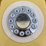 Maxbell Retro Landline Phone Old Style with Redial Classic for Hotel Use Office Home Yellow