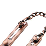 Maxbell 5xStainless Door Chain Lock Home Bedroom Hotel Family Chain Bolt Lock for Door Red Bronze
