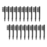 Maxbell 20Pcs Hearing Aid Cleaning Brushes Earphones Cleaning Brushes Cleaning Tools Six Hole Brush