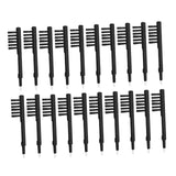 Maxbell 20Pcs Hearing Aid Cleaning Brushes Earphones Cleaning Brushes Cleaning Tools Six Hole Brush