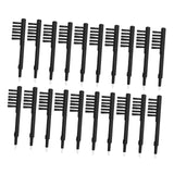 Maxbell 20Pcs Hearing Aid Cleaning Brushes Earphones Cleaning Brushes Cleaning Tools Six Hole Brush