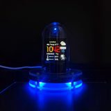 Maxbell Maxbell Nixie Tube Clock Alarm Clock RGB Digital Clock for Rooms and Desks Kid Adult Basic Function