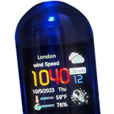 Maxbell Maxbell Nixie Tube Clock Alarm Clock RGB Digital Clock for Rooms and Desks Kid Adult Basic Function