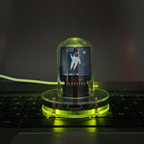 Maxbell Maxbell Nixie Tube Clock Alarm Clock RGB Digital Clock for Rooms and Desks Kid Adult Basic Function
