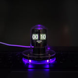 Maxbell Maxbell Nixie Tube Clock Alarm Clock RGB Digital Clock for Rooms and Desks Kid Adult Basic Function