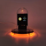 Maxbell Maxbell Nixie Tube Clock Alarm Clock RGB Digital Clock for Rooms and Desks Kid Adult Bitcoin Price