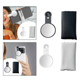 Maxbell Maxbell Phone Reflection Clip Compact Selfie Device Portable Selfie Reflector Mirror Black