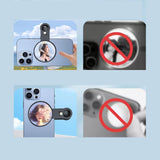Maxbell Maxbell Phone Reflection Clip Compact Selfie Device Portable Selfie Reflector Mirror Black
