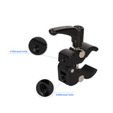 Maxbell Maxbell Camera Clamp Mount Universal Arm Clamp for DSLR Camera Desk Rods Fence 75mm