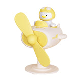 Maxbell Maxbell Astronaut Duck Portable Fan Funny Compact Small Table Fan for Indoor Outdoor Yellow