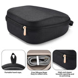 Maxbell Maxbell Headphone Case Protective Shockproof Stylish Accessories Headset Storage Bag Black