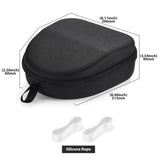 Maxbell Maxbell Headphone Case Protective Shockproof Stylish Accessories Headset Storage Bag Black