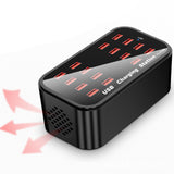 Maxbell Maxbell Multi Port USB Charging Station Headphones Phones Laptop Bedroom USB Charger