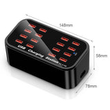 Maxbell Maxbell Multi Port USB Charging Station Headphones Phones Laptop Bedroom USB Charger