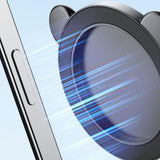 Maxbell Magnetic Selfie Smartphone Mirror for Back Camera Vlogging Phone Selfie Tool Black