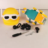 Maxbell Generic Bike Phone Mount Handlebar Phone Clamp for Motorcycle Scooter Riding Yellow