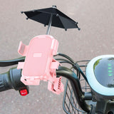 Maxbell Motorcycle Phone Holder Handlebar Cellphone Holder for Mountain Bike Scooter pink