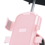 Maxbell Motorcycle Phone Holder Handlebar Cellphone Holder for Mountain Bike Scooter pink