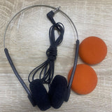 Maxbell Maxbell Retro Style Headphone Practical Photo Props for Running Walking Take A Plane Black