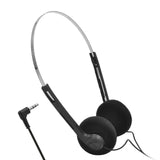 Maxbell Maxbell Retro Style Headphone Practical Photo Props for Running Walking Take A Plane Black