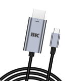 Maxbell Maxbell USB C to HDMI 2.1 Cable High Speeds Plug and Play 8K60Hz for Laptop PC Tablet