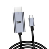 Maxbell Maxbell USB C to HDMI 2.1 Cable High Speeds Plug and Play 8K60Hz for Laptop PC Tablet