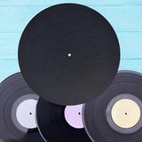 Maxbell Turntable Platter Mat 12inch Phonograph Mat Record Player Mat Record Players Black