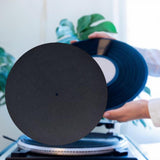 Maxbell Turntable Platter Mat 12inch Phonograph Mat Record Player Mat Record Players Black