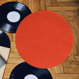 Maxbell Turntable Platter Mat 12inch Phonograph Mat Record Player Mat Record Players Orange