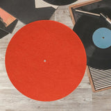 Maxbell Turntable Platter Mat 12inch Phonograph Mat Record Player Mat Record Players Orange