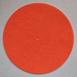 Maxbell Turntable Platter Mat 12inch Phonograph Mat Record Player Mat Record Players Orange