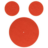 Maxbell Turntable Platter Mat 12inch Phonograph Mat Record Player Mat Record Players Orange