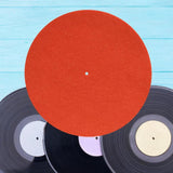 Maxbell Turntable Platter Mat 12inch Phonograph Mat Record Player Mat Record Players Orange